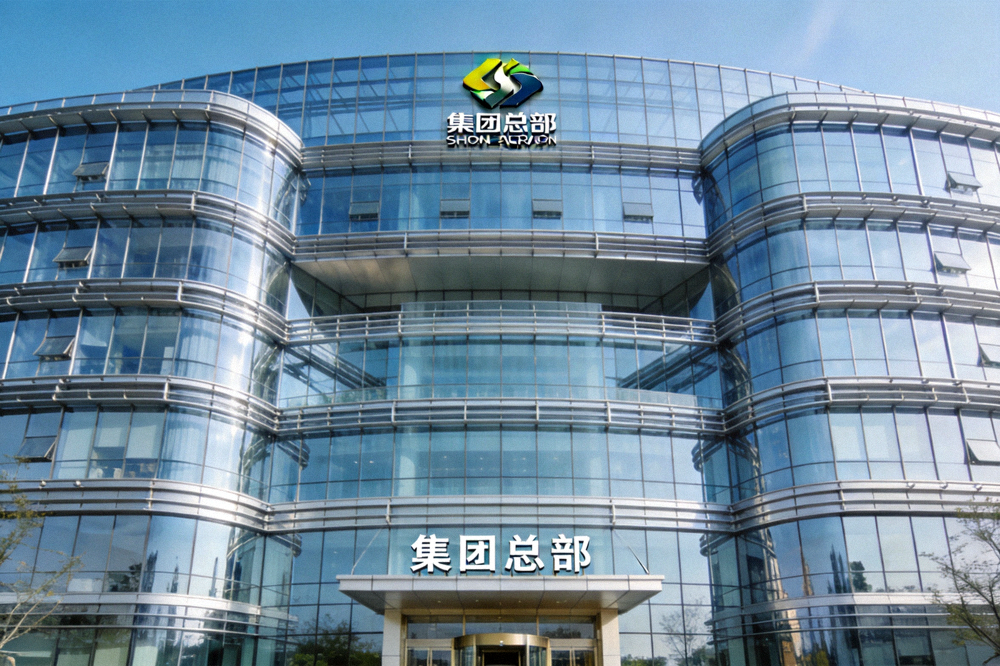 集团总部现代化办公大楼外观